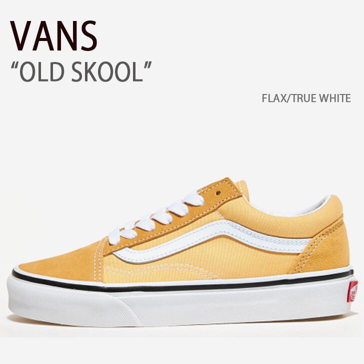 VANS バンズ スニーカー OLD SKOOL FLAX TRUE WHITE オールドスクール フラックス トゥルーホワイト ヴァンズ シューズ メンズ レディース 男女兼用 男性用 女性用 VN0A5KRFAVL【中古】未使用品