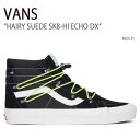 VANS バンズ スニーカー HAIRY SUEDE SK8-HI ECHO DX MULTI ヘアリースエードスケートハイエコデラックス マルチ ヴァンズ シューズ メンズ レディース 男女兼用 男性用 女性用 VN0A7Q5OB741【中古】未使用品