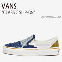 VANS バンズ スニーカー CLASSIC SLIP-ON MULTI MARSHMALLOW クラシック スリッポン マルチ マシュマロ ヴァンズ シューズ メンズ レディース 男女共用 男性用 女性用 VN0A7VCFBCK【中古】未使用品