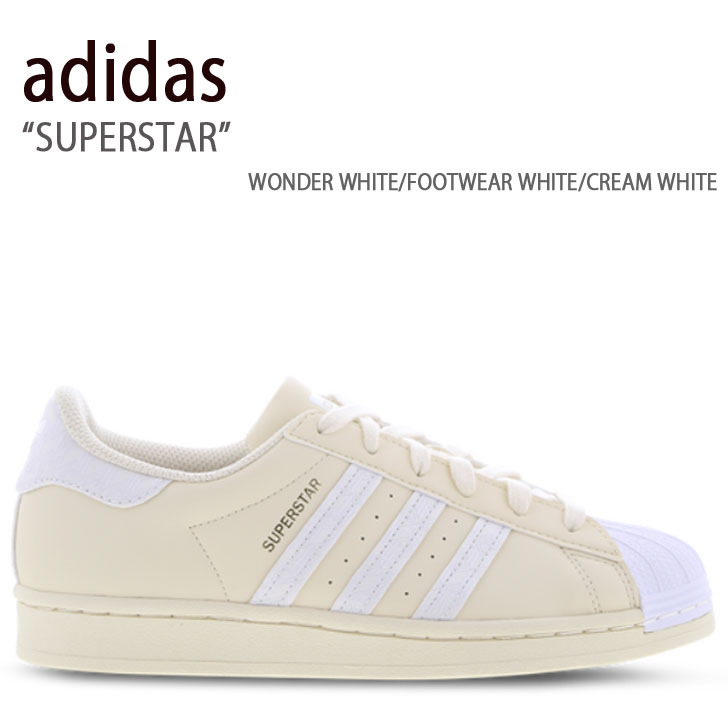 adidas AfB_X Xj[J[ SUPERSTAR WONDER WHITE FOOTWEAR WHITE CREAM WHITE X[p[X^[ _[zCg tbgEFAzCg N[zCg GW8960yÁzgpi