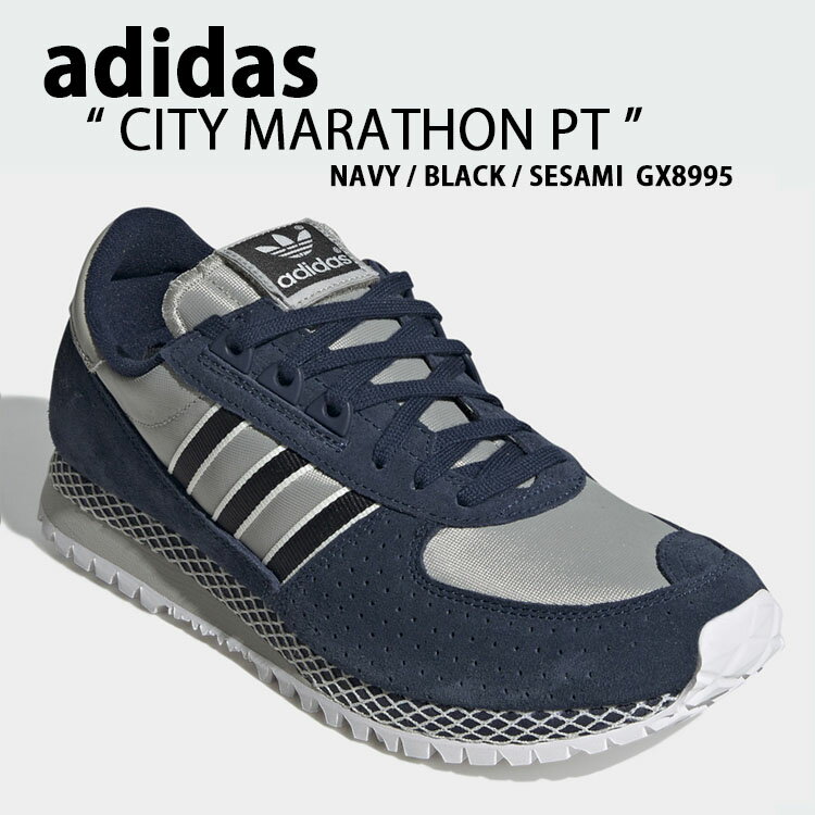 adidas ǥ ˡ CITY MARATHON PT ƥ ޥ饽 NAVY SESAMI GX8995 ͥӡ 졼 ޥ饽󥷥塼 ˥󥰥塼 饷å 쥶 ܳ Mens Womensš̤