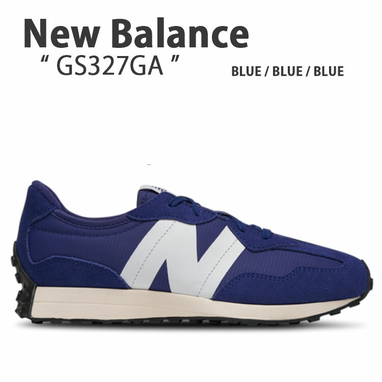 New Balance j[oX Xj[J[ 327 BLUE u[ lCr[ GS327GA GRADE SCHOOL XN[V[Y V[Y fB[X pyÁzgpi