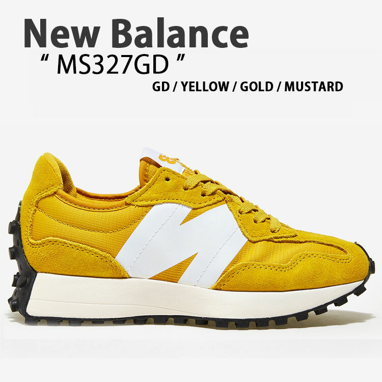 New Balance ニューバランス スニーカー 327 YELLOW GOLD MUSTARD MS327GD イエロー ゴールド マスタード シューズ メンズ レディース 男性用 女性用 男女共用【中古】未使用品