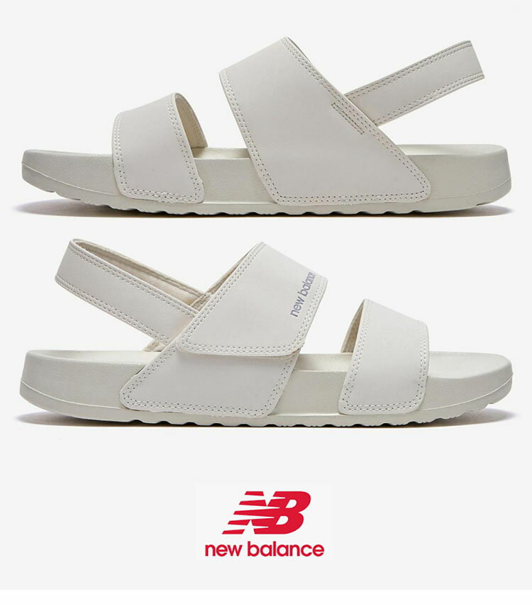 New Balance ニューバランス サンダル N-Clay SANDAL IVORY スポサン スポーツサンダル スライドサンダル ストラップサンダル ヒールストラップ 室内 野外 疲労防止 柔らか 軽量 アイボリー 男性用 女性用 男女共用 SD3601 NBRJCS401i【中古】未使用品