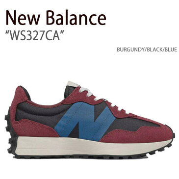 New Balance ニューバランス スニーカー 327 BURGUNDY BLACK BLUE バーガンディー ブラック ブルー WS327CA メンズ レディース 男女兼用 男性用 女性用【中古】未使用品