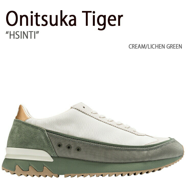 Onitsuka Tiger IjcJ^CK[ Xj[J[ HSINTI CREAM LICHEN GREEN փVeB N[ CPO[ Y fB[X jp p jp 1183A387.103yÁzgpi