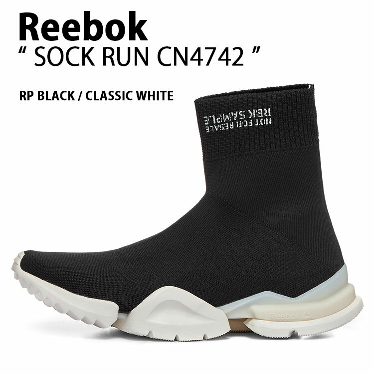 REEBOK [{bN u[c V[Y REEBOK SOCK RUN RP BLACK CLASSIC WHITE CN4742 \bN  Xj[J[ Y fB[X jp p jpyÁzgpi