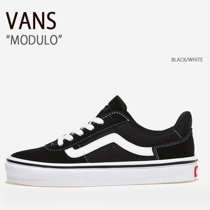 VANS oY Xj[J[ MODULO BLACK WHITE f[ ubN zCg @Y V[Y Y fB[X V3838 SCyÁzgpi