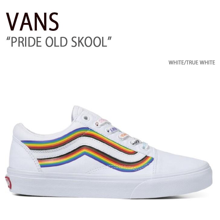 VANS oY Xj[J[ PRIDE OLD SKOOL WHITE TRUE WHITE vChI[hXN[ zCg gD[zCg @Y V[Y Y fB[X jp jp p VN0A5KRFB5UyÁzgpi