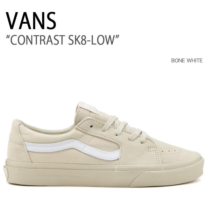 VANS oY Xj[J[ CONTRAST SK8-LOW BONE WHITE RgXgXP[gE {[zCg @Y V[Y Y fB[X VN0A5KXDBWQyÁzgpi