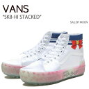 VANS バンズ スニーカー SK8-HI STACKED SAILOR MOON スケートハイ スタックド セーラームーン レディース 女性用 VN0A4BTWSLV【中古】未使用品