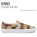 VANS バンズ スニーカー CLASSIC SLIP-ON ANIMAL CHECKERBOARD POTTING SOIL スリッポン ヴァンズ シューズ メンズ レディース VN0A7VCFDMV未使用品