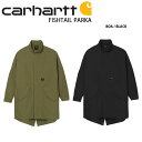 CARHARTT カーハート ジャケット FISHTAIL PARKA フィッシュテール パーカー モッズコート コート マウンテンジャケット フーディー フード ブラック カーキ メンズ レディース ユニセックス 男性用 女性用 CA21FWJALL【中古】未使用品