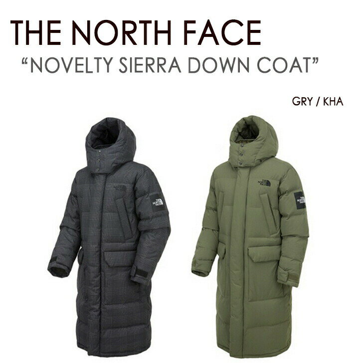 THE NORTH FACE ノースフェイス NOVELTY SIERRA DOWN COAT シエラ ダウン コート カーキ グレー チェック柄 ホワイトレーベル メンズ レディース ウィメンズ メンズ レディース NC1DK54K NC1DK54L【中古】未使用品