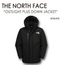 THE NORTH FACE ノースフェイス ダウンジャケット OUTLIGHT DOWN JACKET A BLACK アウトライト ダウン WHITELABEL ブラック メンズ レディース NJ1DN88A NJ1DP89A【中古】未使用品