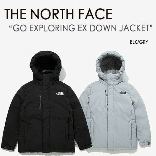 THE NORTH FACE ノースフェイス ダウン FREE GO EXPLORING EX DOWN JACKET WHITE LABEL ブラック ライトグレー NJ1DM75A NJ1DM75B メンズ レディース 男女共用 男性用 女性用【中古】未使用品