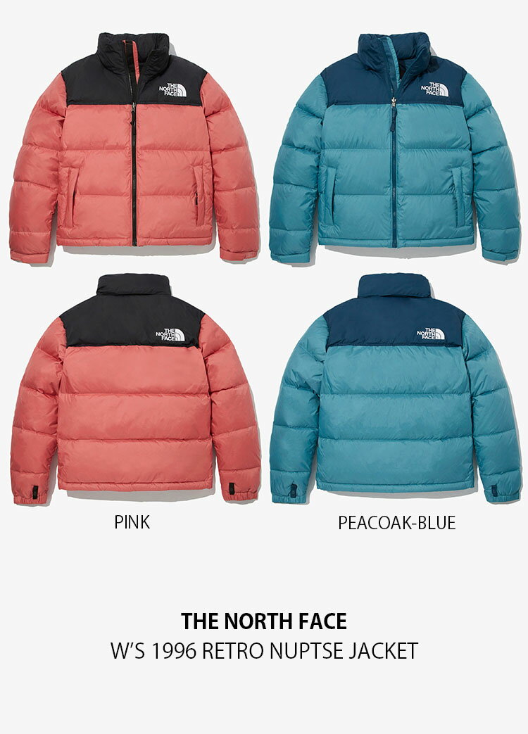 THE NORTH FACE ノースフェイス ダウンジャケット W'S 1996 RETRO NUPTSE JACKET エコ ヌプシ ダウン ジャケット レディースダウン ピンク ブルー ヌプシダウン レディース 女性用 NJ1DM89A NJ1DM89B【中古】未使用品