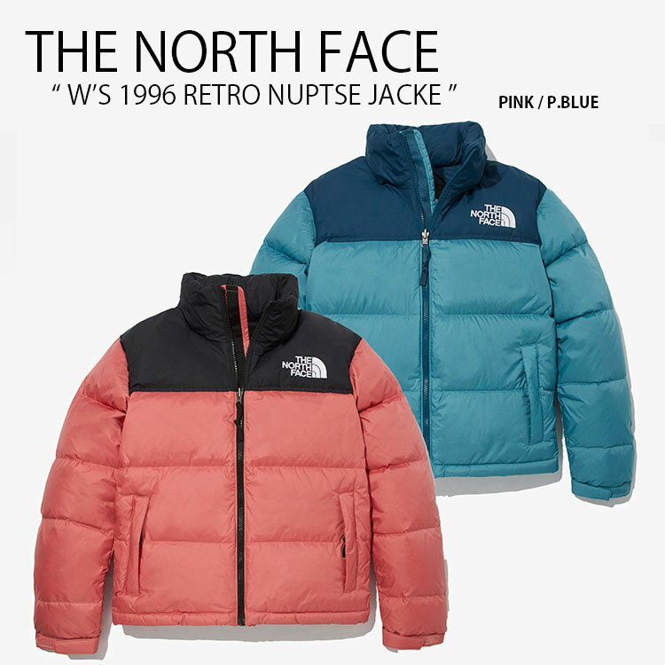 楽天larmoire -Interior and Goods-THE NORTH FACE ノースフェイス ダウンジャケット W'S 1996 RETRO NUPTSE JACKET エコ ヌプシ ダウン ジャケット レディースダウン ピンク ブルー ヌプシダウン レディース 女性用 NJ1DM89A NJ1DM89B【中古】未使用品