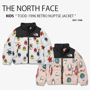 THE NORTH FACE ノースフェイス キッズ ダウンジャケット TODD 1996 RETRO NUPTSE JACKET トドラー 1996 ヌプシ ダウン ジャケット ピンク ホワイト キッズ 男の子 女の子 子供用 NJ1DM92S NJ1DM92T【中古】未使用品