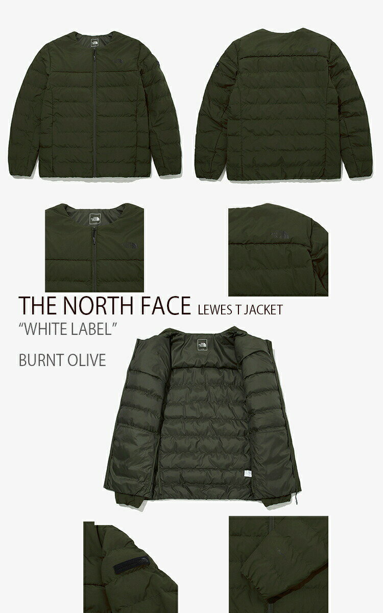 THE NORTH FACE ノースフェイス インナーダウン 中綿 LEWES T JACKET ルイス インナージャケット OLIVE BEIGE WHITE LABEL オリーブ ベージュ NJ3NM51B NJ3NM51C メンズ 男性用【中古】未使用品