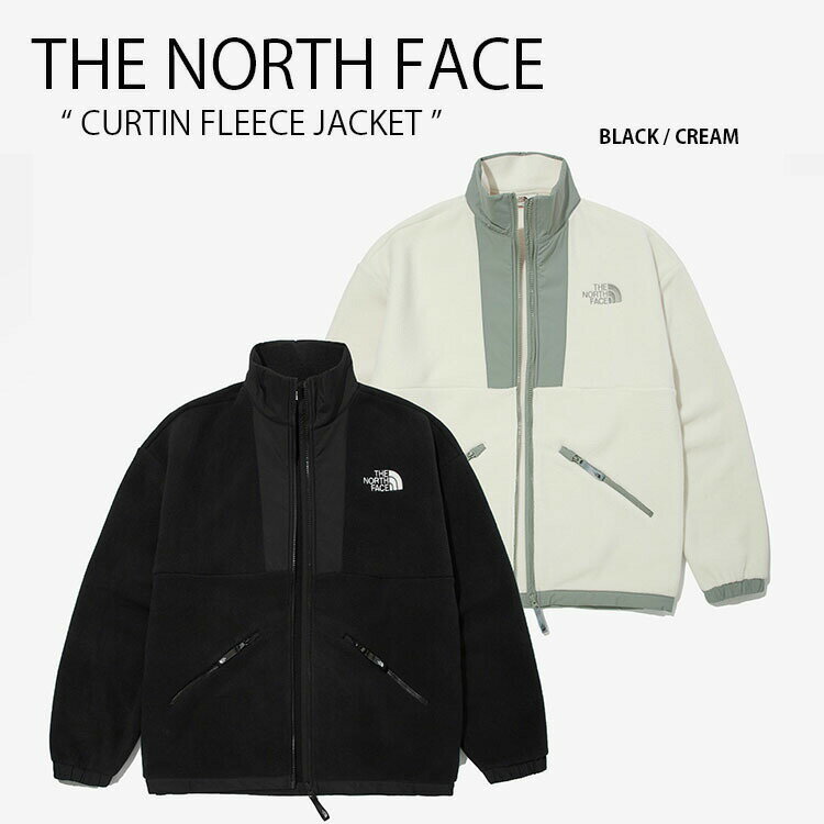 THE NORTH FACE ノースフェイス ボアフリース CURTIN FLEECE JACKET カーティン フリース ジャケット フリース フリースジャケット WHITE LABEL ブラック ホワイト メンズ レディース NJ5JM52K NJ5JM52J【中古】未使用品
