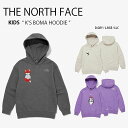 THE NORTH FACE ノースフェイス キッズ K'S BOMA HOODIE ボマ フーディー フリース スウェット フード パーカー ベージュ ブラック グレー パープル キッズ 男の子 女の子 子供用 NM5PM58T NM5PM58U NM5PM58S【中古】未使用品