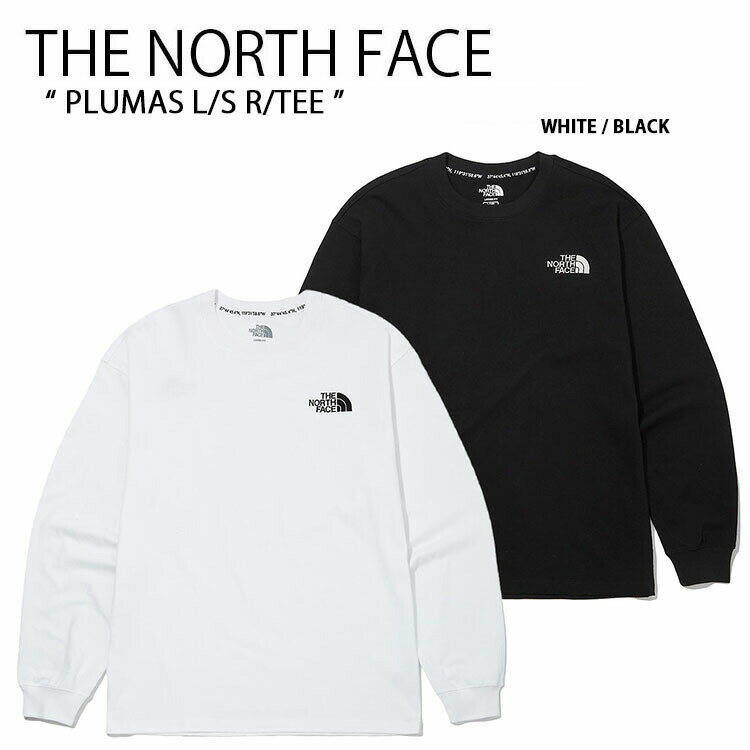 THE NORTH FACE ノースフェイス ロンT PLUMAS L/SR/TEE プラマス Tシャツ 長袖 ロングスリーブ ブラック ホワイト WHITELABEL メンズ レディース 男女共用 男性用 女性用 NT7TM01K NT7TM01J【中古】未使用品