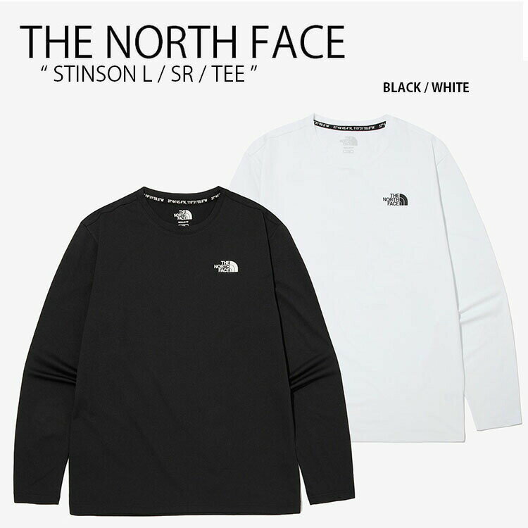 THE NORTH FACE ノースフェイス ロンT カットソー STINSON L/SR/TEE スティンソン Tシャツ 長袖 ロングスリーブ WHITELABELブラック ホワイト メンズ レディース 男女共用 NT7TM50J NT7TM50K【中古】未使用品