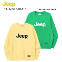 Jeep ジープ スウェット トレーナー Classic Sweat クラシックスウェット ビッグロゴ ルーズフィット ルーズシルエット カンガルーポケット イ...