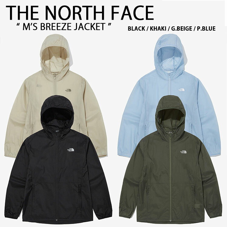 THE NORTH FACE ノースフェイス マウンテンパーカー M'S BREEZE JACKET ブリーズ ジャケット フード フーディ パーカー マウンテンジャケット ウィンドブレーカー ロゴ 男性用 女性用 NJ3LN03A/B/C/D【中古】未使用品