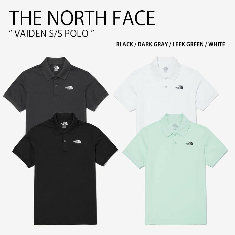 THE NORTH FACE ノースフェイス ポロシャツ VAIDEN S/S POLO ヴァイデン ポロ 半袖 ショートスリーブ ロゴ カジュアル オフィス スリム WHITELABEL ホワイトレーベル メンズ レディース NT7PN00J/K/L/M【中古】未使用品