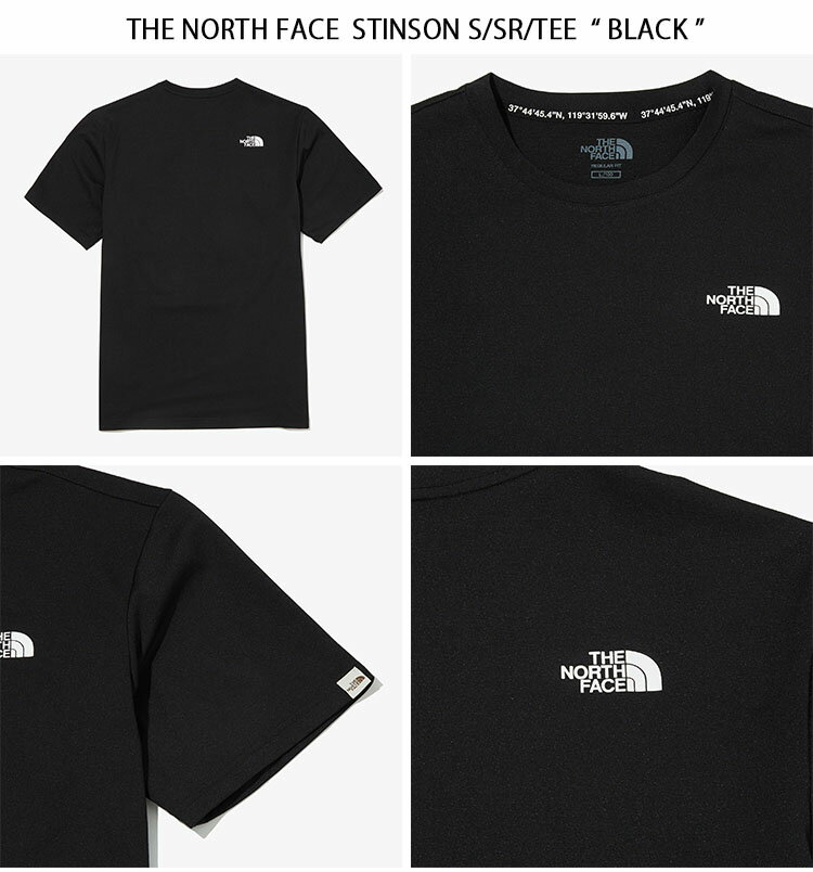 THE NORTH FACE ノースフェイス Tシャツ カットソー STINSON S/SR/TEE スティンソン ボックスロゴ タグ 半袖 ショートスリーブ ロゴ ティーシャツ WHITELABEL ブラック ホワイト ベージュ グリーン メンズ レディース NT7UN09K/J/L/M【中古】未使用品