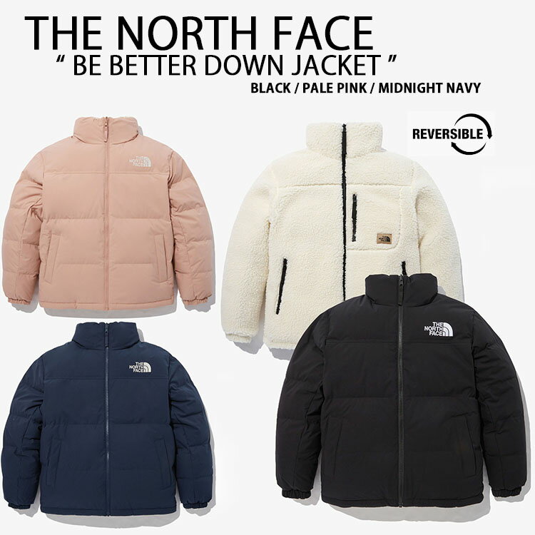 THE NORTH FACE ノースフェイス ダウンジャケット BE BETTER DOWN JACKET リバーシブル ボアダウン ダウン ジャケット ボア モコモコ ブラック ホワイト ピンク ベージュ ネイビー アイボリー 男性用 女性用 男女共用 NJ1DN77【中古】未使用品