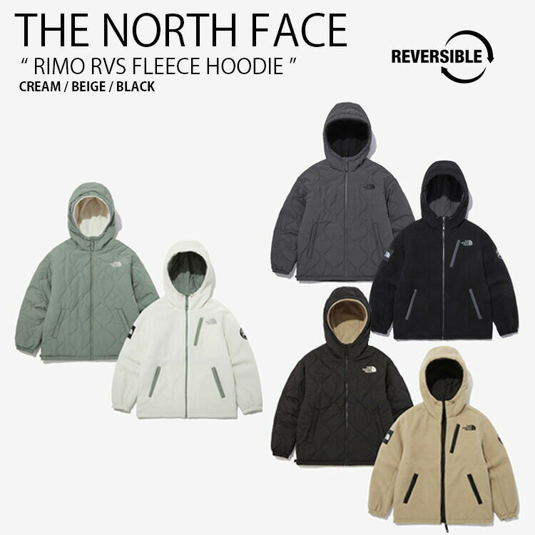 THE NORTH FACE ノースフェイス フリースジャケット RIMO RVS FLEECE HOODIE リモ リバーシブル フリース フーディ ジャケット パディングジャケット ボア ロゴ WHITELABEL メンズ レディース 男性用 女性用 男女共用 NJ4FN54J/K/L【中古】未使用品