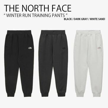 THE NORTH FACE ノースフェイス ジョガーパンツ WINTER RUN TRAINING PANTS ウィンター ラン トレーニング パンツ 長ズボン イージーパンツ ロゴ WHITELABEL ブラック グレー ホワイト メンズ レディース 男性用 女性用 男女共用 NP6KN50J/K/L【中古】未使用品