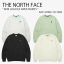 THE NORTH FACE ノースフェイス スウェット MINI LOGO EX SWEATSHIRTS ミニ ロゴ スウェットシャツ トレーナー 長袖 カットソー プルオーバー ブラック グレー グリーン アイボリー NM5MP07J/K/L/M【中古】未使用品