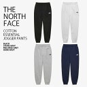 THE NORTH FACE ノースフェイス ジョガーパンツ COTTON ESSENTIAL JOGGER PANTS コットン エッセンシャル ジョガー パンツ 長ズボン イージーパンツ ロゴ ブラック グレー ネイビー メンズ レディース NP6KP40A/B/C/D【中古】未使用品