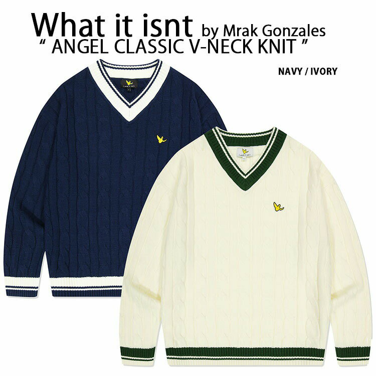 What it isnt Mark Gonzales マークゴンザレス スクールニット カレッジニッ ...