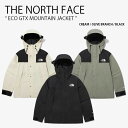 THE NORTH FACE ノースフェイス マウンテンパーカー ECO GTX MOUNTAIN JACKET エコ ゴアテックス マウンテン ジャケット フーディ パーカー ロゴ カジュアル ストリート クリーム グリーン ブラック メンズ レディース 男性用 女性用 男女共用 NJ2GP00A/B/C【中古】未使用品