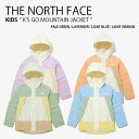 THE NORTH FACE ノースフェイス キッズ マウンテンパーカー K'S GO MOUNTAIN JACKET ゴー マウンテン ジャケット パーカー フーディ ロゴ ストリート カジュアル アウトドア グリーン パープル ブルー オレンジ 男の子 女の子 子供用 NJ3BP01S/T/U/V【中古】未使用品