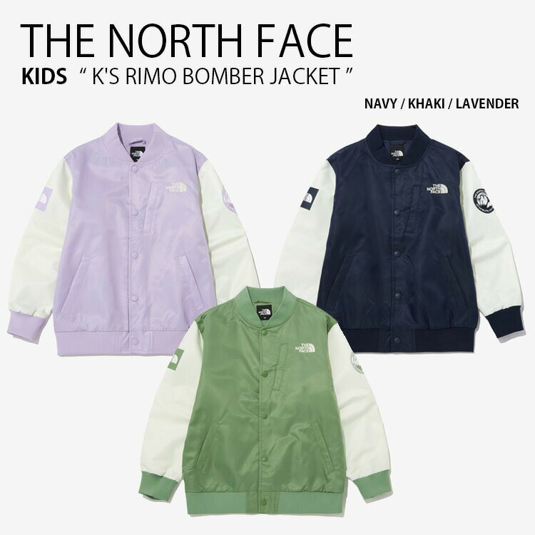 THE NORTH FACE m[XtFCX LbY {o[WPbg K'S RIMO BOMBER JACKET  {o[ WPbg MA-1 m[J[WPbg S Xg[g JWA lCr[ J[L p[v j̎q ̎q qp NJ3BP02S/T/UyÁzgpi