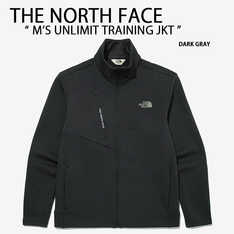 THE NORTH FACE ノースフェイス スポーツウェア M'S UNLIMIT TRAINING JACKET トレーニングウェア ジャケット ゴルフウェア DARK GRAYトップス ジャージ ブルゾン フルジップアップ アウトドア NJ5JM51K【中古】未使用品