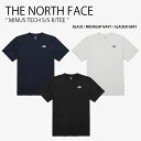 THE NORTH FACE ノースフェイス Tシャツ MINUS TECH S/S R/TEE マイナス テック ショートスリーブ ラウンドネック ティーシャツ 半袖 ロゴ カジュアル ストリート トレーニング ブラック ネイビー グレー メンズ レディース 男性用 女性用 NT7UP02A/B/C【中古】未使用品(4)