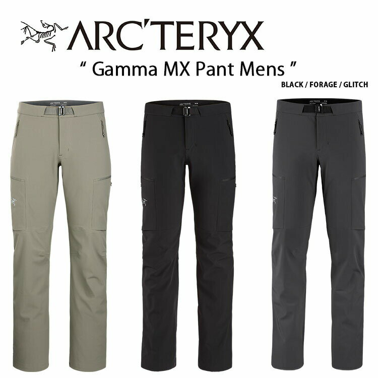 楽天larmoire -Interior and Goods-ARC'TERYX アークテリクス Gamma MX Pant MEN'S APMFMX4937 ガンマ MX パンツ メンズ ソフトシェルパンツ 登山 ロッククライミング キャンプ アウトドア BLACK ブラック メンズ 男性用【中古】未使用