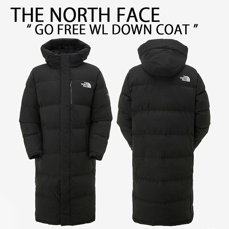 楽天larmoire -Interior and Goods-THE NORTH FACE ノースフェイス ダウンコート GO FREE WL DOWN COAT ロングダウン ベンチコート BLACK ダウン コート ダウンジャケット WHITELABEL ロゴ ストリート NC1DP51J【中古】未使用品