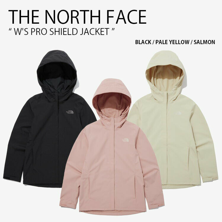 THE NORTH FACE ノースフェイス レディース マウンテンパーカー W'S PRO SHIELD JACKET ウィメンズ プロ シールド ジャケット ジップアップ フーディ マウンテンジャケット ロゴ カジュアル ストリート ブラック イエロー ピンク 女性用 NJ2HP82A/B/C【中古】未使用品