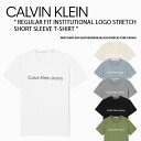 Calvin Klein カルバンクライン Tシャツ REGULAR FIT INSTITUTIONAL LOGO STRETCH SHORT SLEEVE T-SHIRT CK レギュラーフィットインスティテューショナルロゴストレッチ半袖Tシャツ メンズ J321612 YAF/P2D/BEH/ACI/PN6未使用品