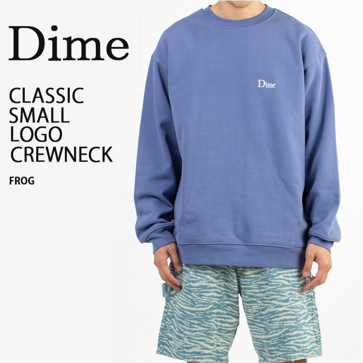 Dime ダイム スウェット CLASSIC SMALL LOGO CREWNECK PURPLE クラシックスモールロゴクリューネック パープル メンズ レディース DIMKSSW003【中古】未使用品