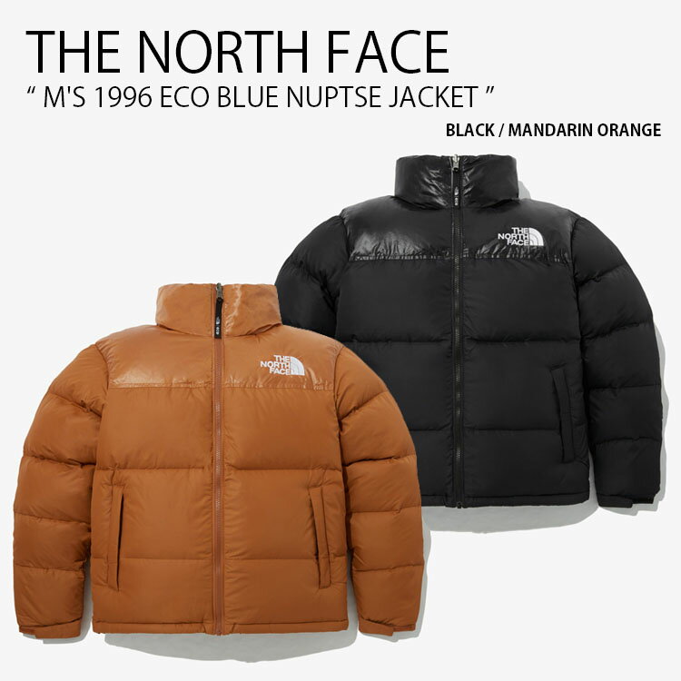 楽天larmoire -Interior and Goods-THE NORTH FACE ノースフェイス ダウンジャケット M'S 1996 ECO BLUE NUPTSE JACKET エコ ブルー ヌプシ ダウン ジャケット フーディ パーカー フード付き ロゴ カジュアル ストリート ブラック オレンジ メンズ レディース 男性用 女性用 NJ1DP74A/B【中古】未使用品