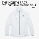 THE NORTH FACE ノースフェイス レディース トレーニングジャケット W S LONGS PEAK TRAINING ZIP UP ジャージ 冷感素材 WHITE トレーニングウェア ジャージ ホワイト NJ5JM33K【中古】未使用品